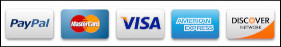 Accepted credit cards